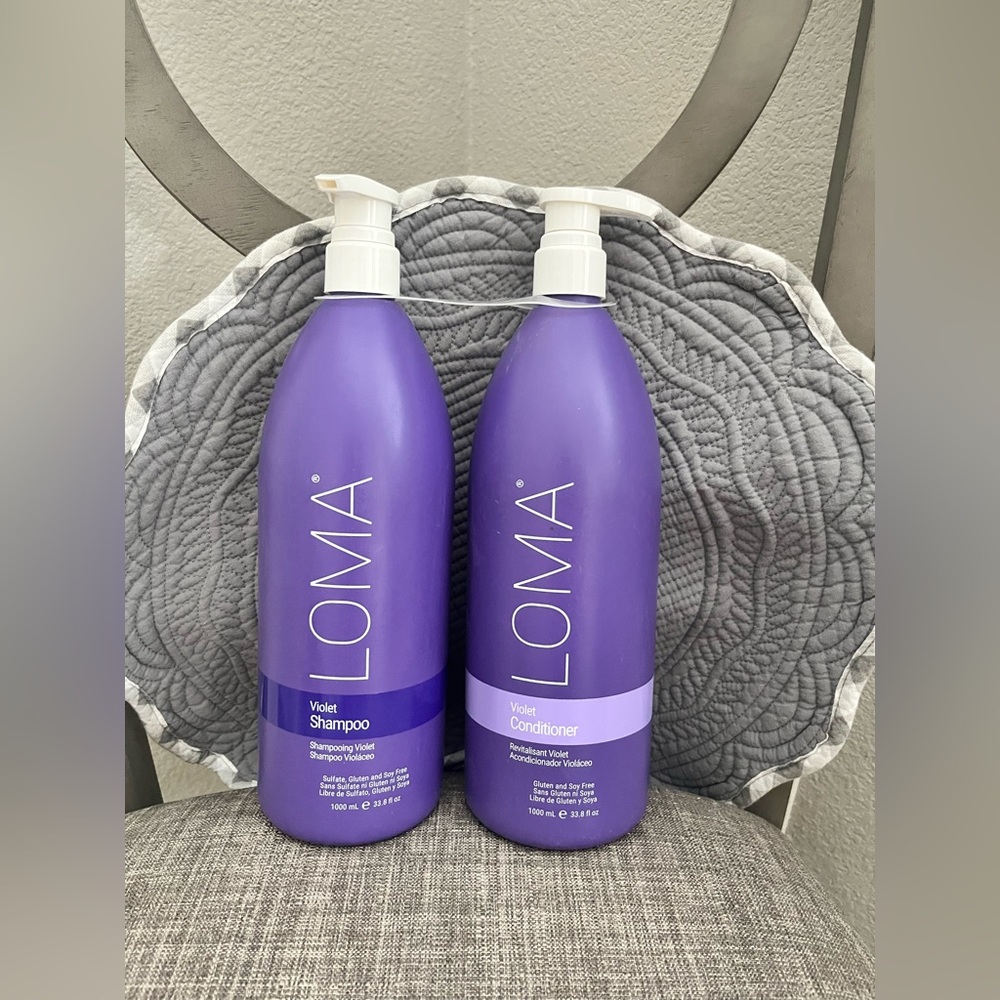 LOMA Violet Shampoo and Conditioner Set - Purple